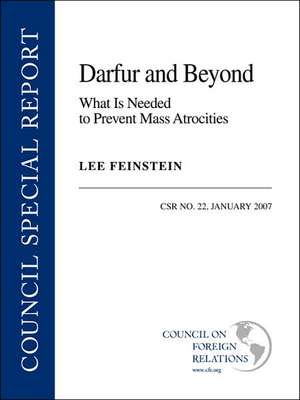 Feinstein, L: Darfur and Beyond