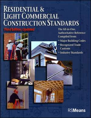 Residential and Light Commercial Construction Standards 3e Updated de Means