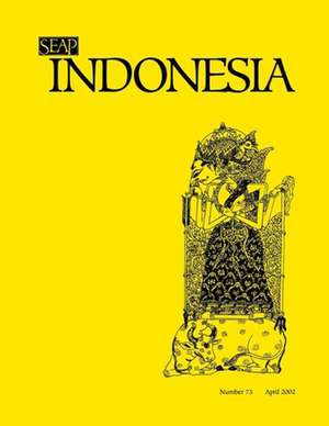 Indonesia Journal – October 2001 de Benedict R. O`g Anderson