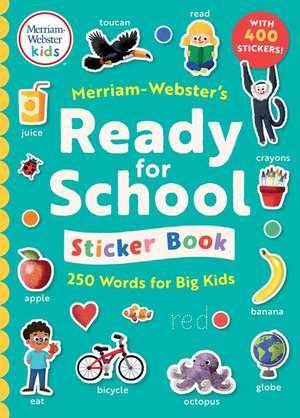 Merriam-Webster's Ready-For-School Sticker Book de Merriam-Webster