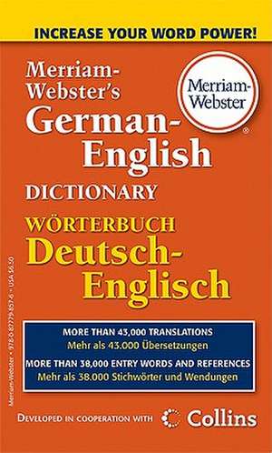 Merriam-Webster's German-English Dictionary de Merriam-Webster