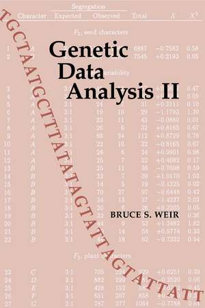 Genetic Data Analysis II: Methods for Discrete Population Genetic Data de Bruce S. Weir