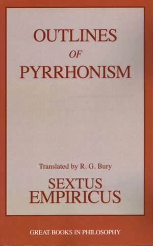 Outlines of Pyrrhonism de Sextus Empiricus