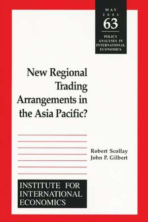 New Regional Trading Arrangements in the Asia Pacific? de Robert Scollay