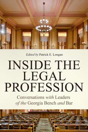 Inside the Legal Profession de Patrick E Longan