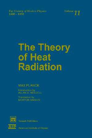 The Theory of Heat Radiation de Max Planck