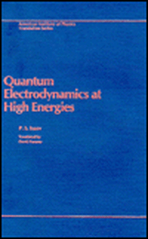 QUANTUM ELECTRODYNAMICS HIGH E de ISAEV