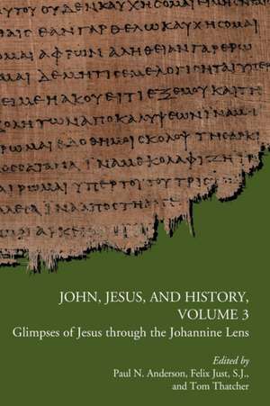 John, Jesus, and History, Volume 3 de Paul N. Anderson