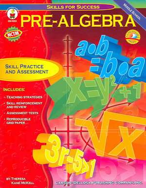 Pre-Algebra de Carson-Dellosa Publishing