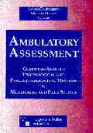 Ambulatory Assessment de Jochen Fahrenberg