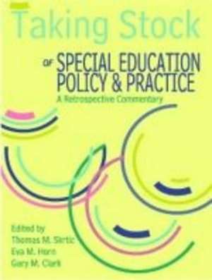 Taking Stock of Special Education Policy and Practice de Thomas M. Skrtic