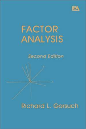 Factor Analysis de Richard L. Gorsuch