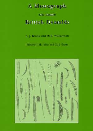 A A Monograph on some British Desmids de Alan J. Brook