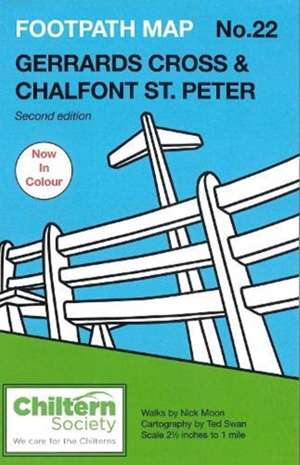 Footpath Map No. 22 Gerrards Cross & Chalfont St. Peter de Nick Moon