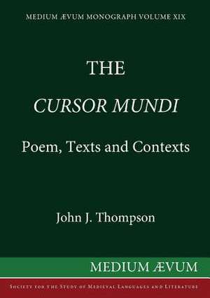 The Cursor Mundi de John J Thompson