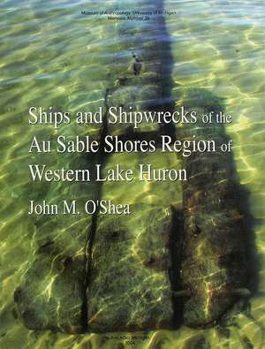 Ships and Shipwrecks of the Au Sable Shores Region of Western Lake Huron de John M. O'Shea