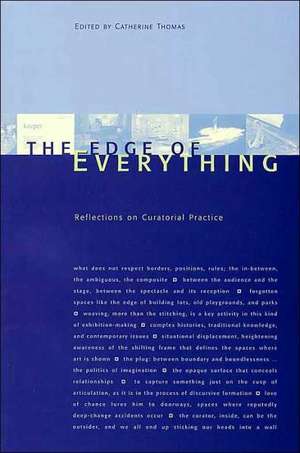 The Edge of Everything: Reflections on Curatorial Practice de Melanie Townsend