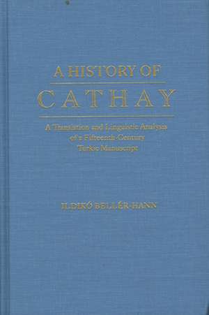 History of Cathay de I Beller–hann