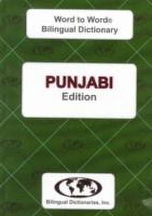 English-Punjabi & Punjabi-English Word-to-Word Dictionary de C. Sesma