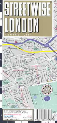 Streetwise London Map - Laminated City Street Map of London, England: Folding Pocket Size Travel Map de Streetwise Maps