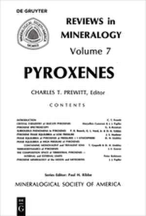 Pyroxenes de Charles T. Prewitt