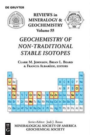 Geochemistry of Non-Traditional Stable Isotopes de Clark M. Johnson