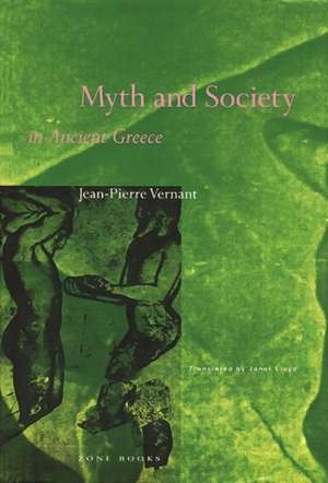 Myth & Society in Ancient Greece de Jp Vernant