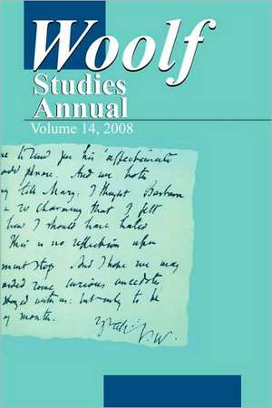 Woolf Studies Annual 14 de Mark Hussey