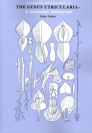 Genus Utricularia: a taxonomic monograph de P G Taylor