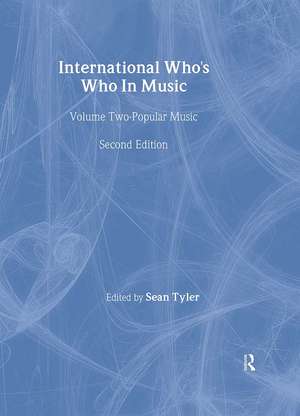 International Who's Who In Music de Sean Tyler