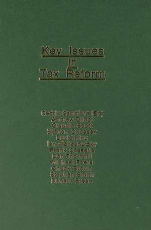 Key Issues in Tax Reform de Cedric Sandford