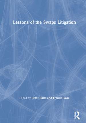 Lessons of the Swaps Litigation de Peter Birks