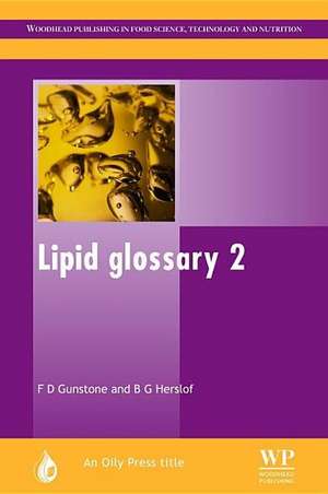 Lipid Glossary 2 de F. D. Gunstone