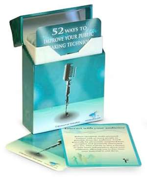 52 Ways to Improve Your Public Speaking Technique de Mindsport Ltd Publications