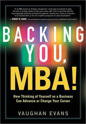 Backing You, MBA! de Vaughan Evans