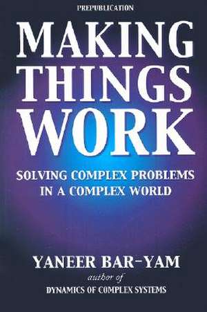 Making Things Work: Solving Complex Problems in a Complex World de Paul Whitty