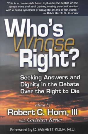 Who's Right? de Robert E. Green