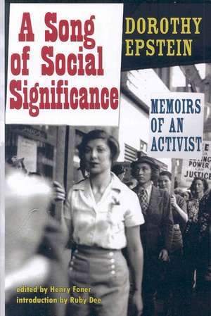 A Song of Social Significance de Dorothy Epstein