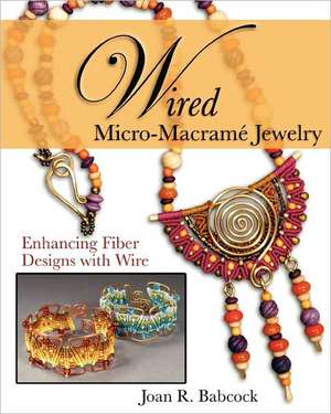 Wired Micro-Macrame Jewelry: Enhancing Fiber Designs with Wire de Joan R. Babcock