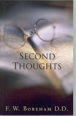 Second Thoughts de F. W. Boreham