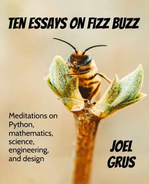 Ten Essays on Fizz Buzz: Meditations on Python, mathematics, science, engineering, and design de Joel Grus