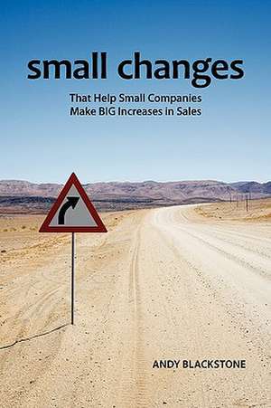 Small Changes That Help Small Companies Make Big Increases in Sales de Andrew J. Blackstone