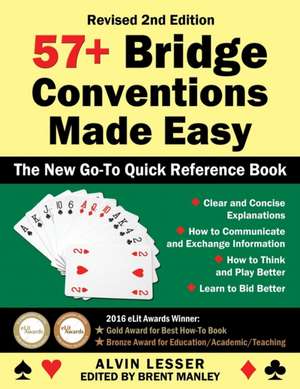 57+ Bridge Conventions Made Easy de Lesser, Alvin