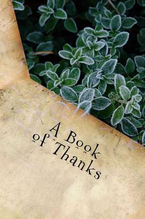 A Book of Thanks de Susan McGeown