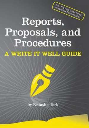 Reports, Proposals, and Procedures de Natasha Terk