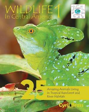 Wildlife In Central America 1: 25 Amazing Animals Living in Tropical Rainforest and River Habitats de Cyril Brass