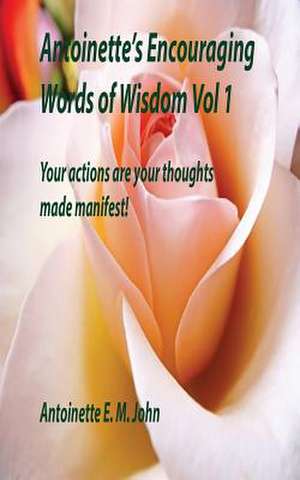 Antoinette's Encouraging Words of Wisdom Vol 1 de Antoinette E. M. John