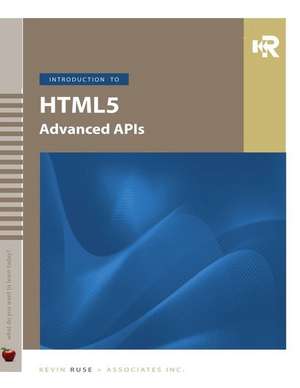 Introduction to Html5 Advanced APIs