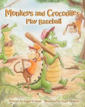 Monkeys and Crocodiles Play Baseball de Angel Krishna