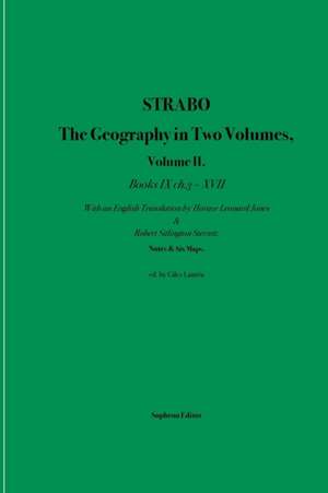 Strabo The Geography in Two Volumes de Strabo